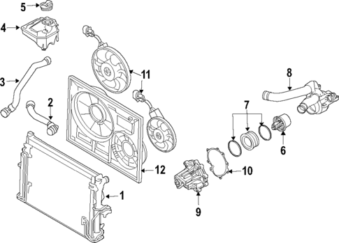 Cooling System for 2008 Porsche Cayenne #0