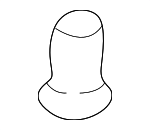 7331004266 - Body: Edge Guard Rivet for Mercedes-Benz Image