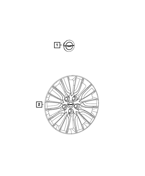 Wheel Covers and Center Caps for 2015 Chrysler 200 #0