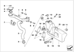 61668352901 - Vehicle Electrical System: Upper Filler Pipe for BMW Image