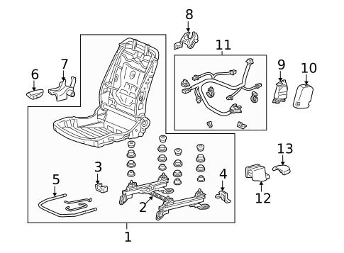 Tracks & Components for 2015 Honda Crosstour #2