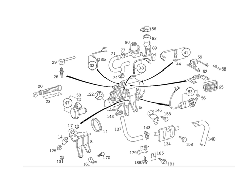 Auxiliary Heater for 1993 Mercedes-Benz 300CE #1