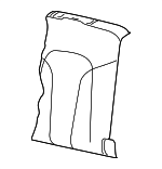 4L0885806DUQU - Body: Seat Back Cover for Audi Image