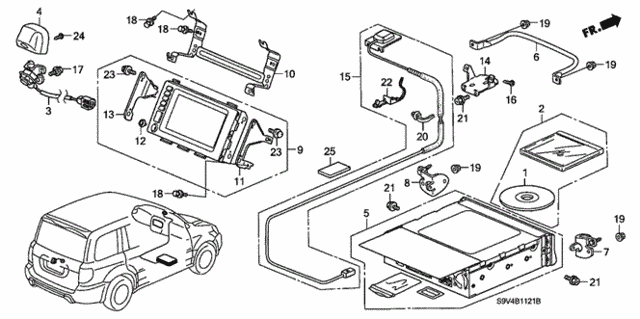 Navigation System ('06-) for 2007 Honda Pilot #0