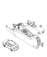 68401675AA - Interior Trim: Inverter Power Outlet for Mopar Image