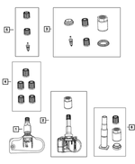 68001743AC - Wheels: Mounting Hardware Kit for Mopar Image