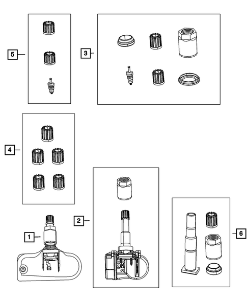 Tire Monitoring System for 2010 Chrysler PT Cruiser #0