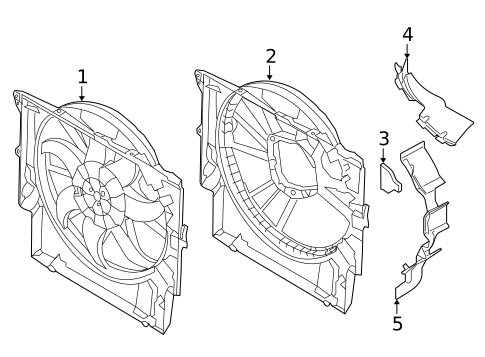 Cooling Fan for 2017 BMW M4 #0