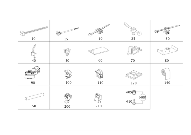 2119970290 - Electrical Equipment and Instruments: Cable Strap for Mercedes-Benz Image