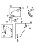 68237075AA - Air Conditioners and Heaters: A/c Line Valve Core for Mopar Image image