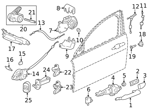 Front Door for 2017 Jaguar XF #0