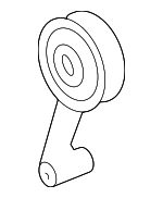12604642 - Cooling System: Idler Pulley for Cadillac: XLR Image