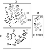 68532010AB - Engine: Engine Gasket Kit for Mopar Image