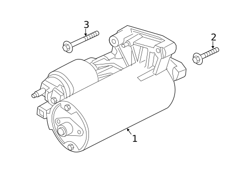 Starter for 2016 BMW X3 #1