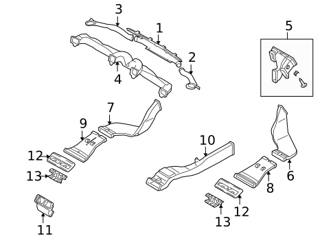 Ducts for 2005 Kia Amanti #0