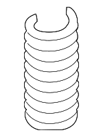 68506695AA - : Coil Spring for Jeep: Grand Cherokee, Grand Cherokee WK Image