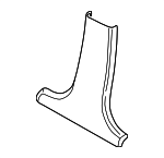 51438226583 - Body: Lower Center Pillar Trim for BMW: 323i, 325i, 325xi, 328i, 330i, 330xi Image