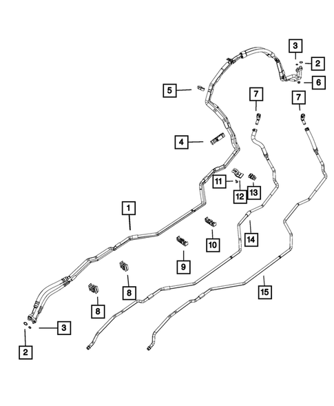 Air Conditioner and Heater Plumbing for 2018 Chrysler Pacifica #3