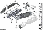 18407836402 - : Rp Exhaust Manifold With Catalytic Converter for BMW: M5, M6 Image