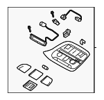 84621FL22AJC - : Overhead Console for Subaru: Impreza Image