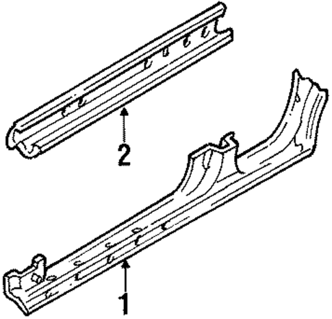 Rocker for 1992 Honda Civic #0