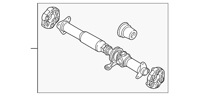 2003-2009 Jaguar Drive Shaft Assembly C2Z8972 | OEM Parts Online