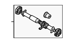 C2Z8972 - : Drive Shaft Assembly for Jaguar: S-Type, XF Image