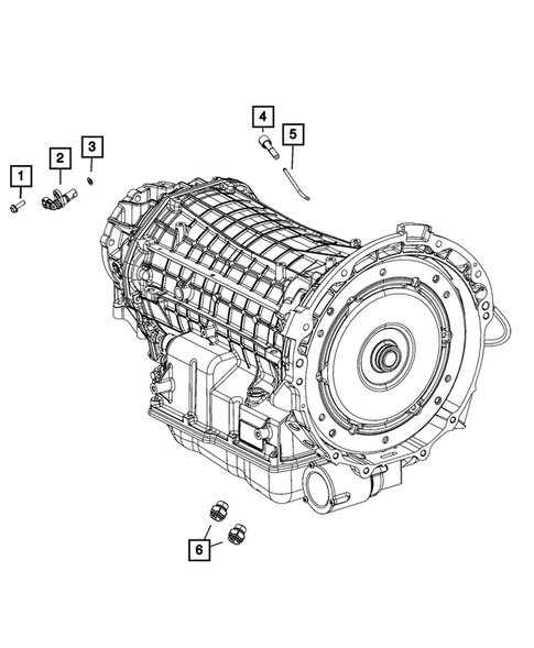 Case, Extension, Oil Pan, and Indicator (Dipstick) for 2011 Ram 1500 #1