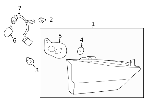 Backup Lamps for 2018 Lexus RX450hL #0