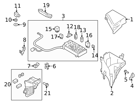Relays for 2009 Subaru Outback #0