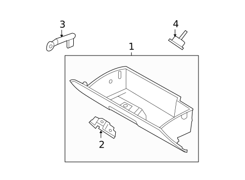 Glove Box for 2007 Ford Five Hundred #0