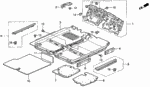 90114SA0000 - Interior/Bumper: NUT, SELF-LOCK (6MM) for Honda Image image
