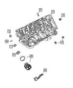 6036307AA - Engine 6.1L Eight Cylinder [ESF]: Plug for Mopar Image