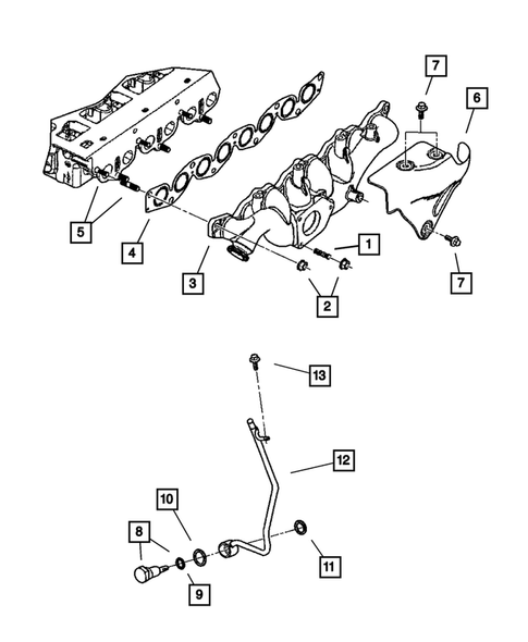 Manifolds for 2005 Jeep Liberty #0