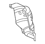 18122R70A00 - Exhaust: Manifold Cover for Acura Image