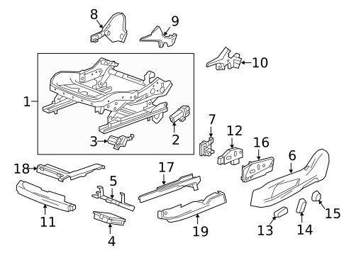 Tracks & Components for 2018 Cadillac XT5 #0