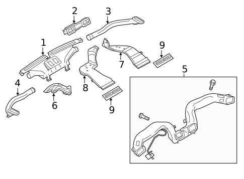 Ducts for 2019 INFINITI Q70 #0