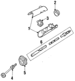 E4LY3530A - Steering: Shroud for Lincoln: Mark VII Image