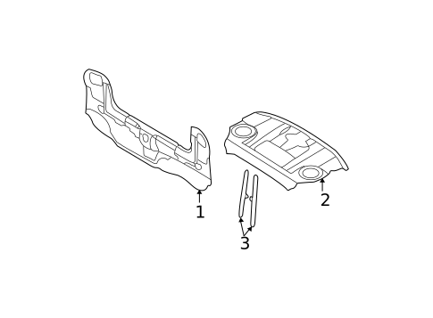 Rear Body for 2002 Subaru Legacy #0