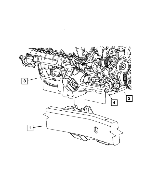 6508225AA - : Hex Nut And Washer for Mopar Image