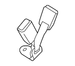 73470WB001 - Body: Seat Belt Receptacle for Toyota Image