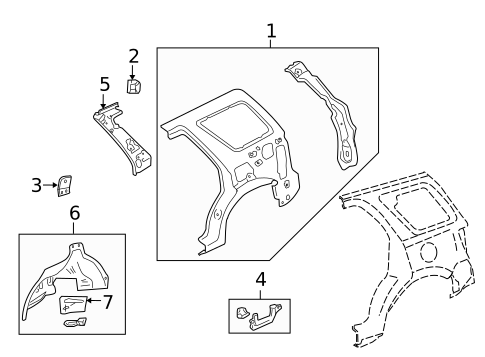 Inner Structure for 2009 Mazda Tribute #0