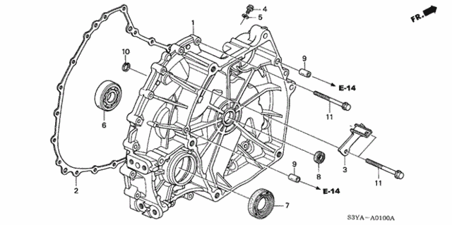 AT Flywheel Case for 2005 Honda Insight #0