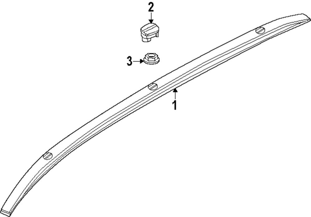 myy❤️ 87293-BE000-SX2 - High-Quality Roof Luggage Carrier Side Rail Cap