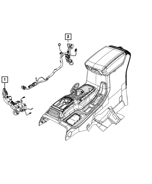Wiring, Instrument Panel for 2024 Jeep Gladiator #1