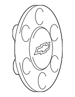 9594500 - Suspension: Hub Cap for Chevrolet: Silverado 1500, Silverado 1500 Classic, Silverado 1500 HD, Silverado 1500 HD Classic, Silverado 2500 HD, Silverado 2500 HD Classic, Silverado 3500, Silverado 3500 Classic, Silverado 3500 HD, Tahoe Image