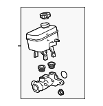 68004467AD - Body: Master Cylinder Assembly for Dodge: Nitro | Jeep: Liberty Image