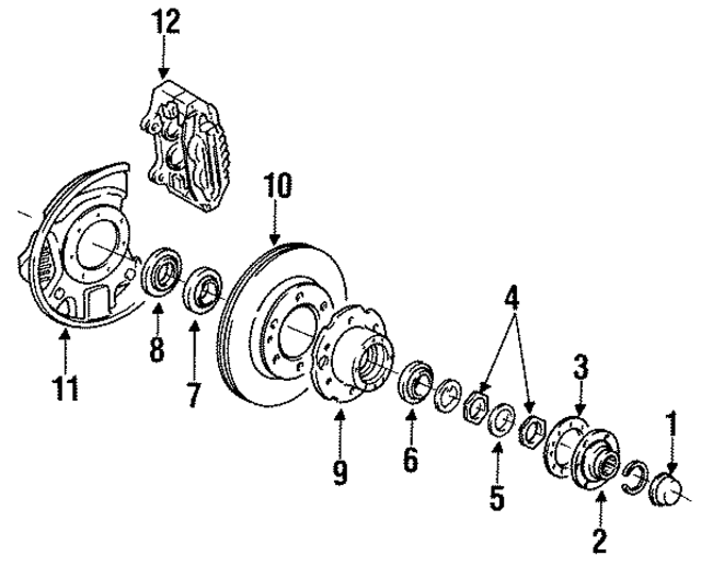 4351260050 - Brakes: Brake Rotor for Toyota: Land Cruiser Image