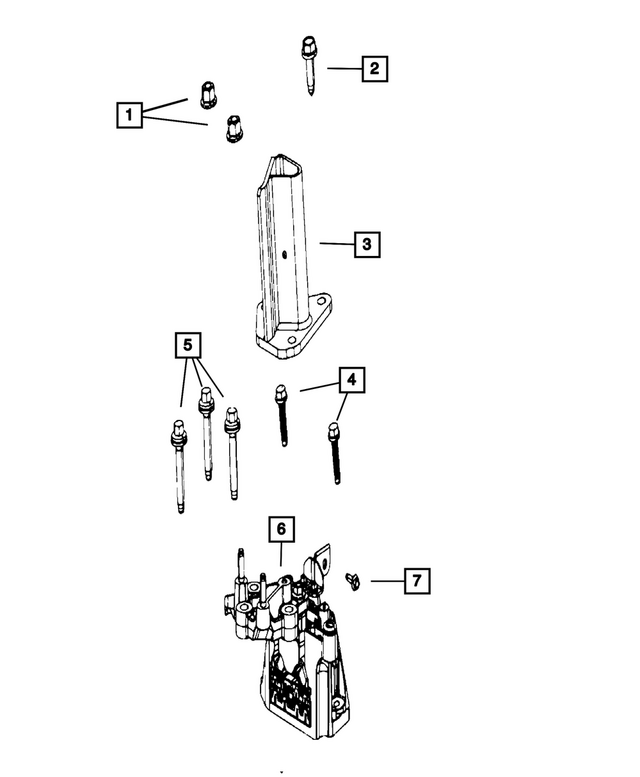 6510300AA - 3.6L; Engine: Hex Head Screw And Washer for Mopar Image image