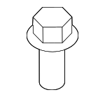 1140306166K - Suspension: Engine Cradle Bolt for Hyundai Image